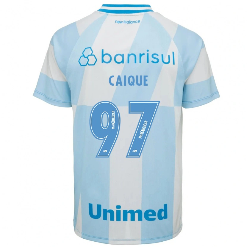 Danxen Kinderen Caíque #97 Lichtblauw Wit Uitshirt Uittenue 2026/27 T-Shirt België