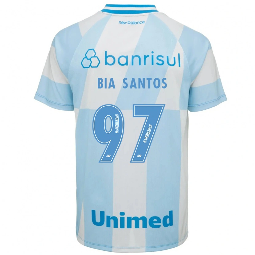 Danxen Kinderen Bia Santos #97 Lichtblauw Wit Uitshirt Uittenue 2026/27 T-Shirt België