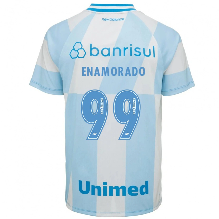 Danxen Kinderen José Enamorado #99 Lichtblauw Wit Uitshirt Uittenue 2026/27 T-Shirt België