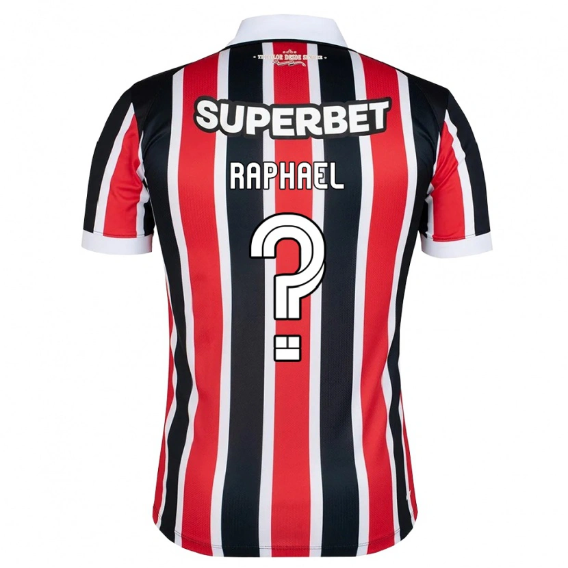 Danxen Kinderen Raphael #0 Rood Wit Zwart Uitshirt Uittenue 2026/27 T-Shirt België