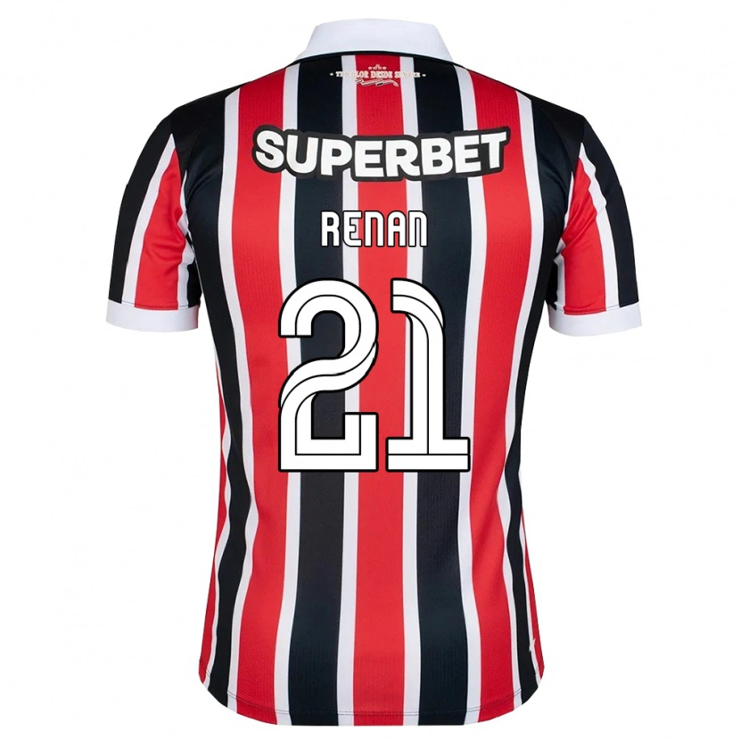 Danxen Kinderen Renan La Salvia Zangelmi #21 Rood Wit Zwart Uitshirt Uittenue 2026/27 T-Shirt België