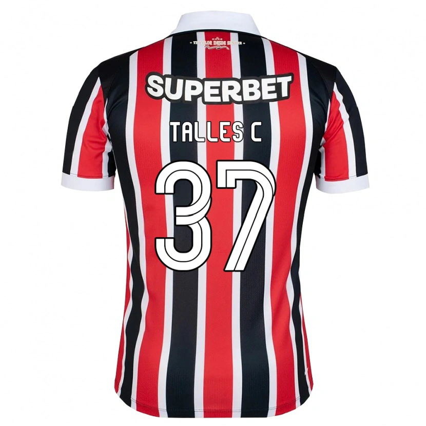Danxen Kinderen Talles #37 Rood Wit Zwart Uitshirt Uittenue 2026/27 T-Shirt België
