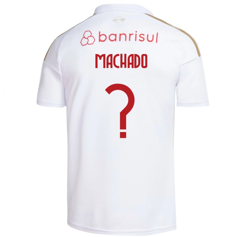 Danxen Kinderen Édson Machado #0 Wit Rood Uitshirt Uittenue 2026/27 T-Shirt België