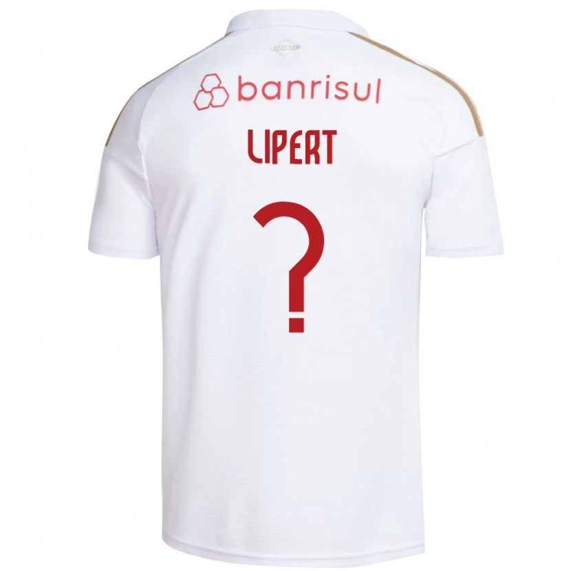 Danxen Kinderen Henrique Lipert #0 Wit Rood Uitshirt Uittenue 2026/27 T-Shirt België