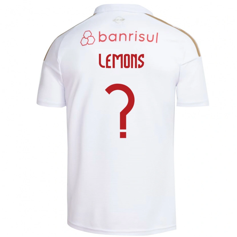 Danxen Kinderen Matheus Lemons #0 Wit Rood Uitshirt Uittenue 2026/27 T-Shirt België