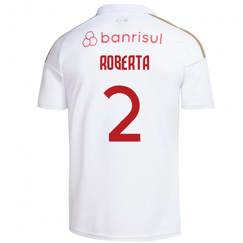 Danxen Kinderen Roberta #2 Wit Rood Uitshirt Uittenue 2026/27 T-Shirt België