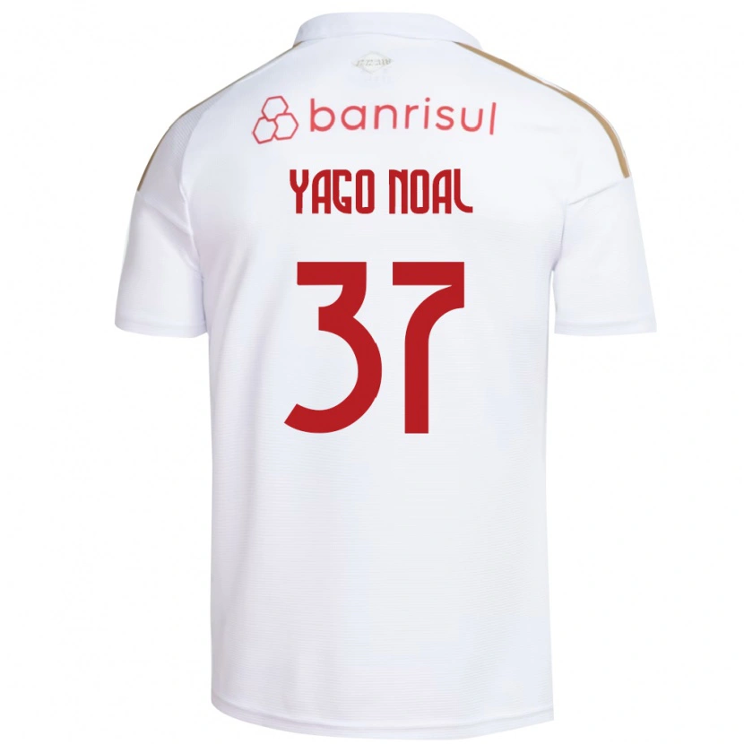 Danxen Kinderen Yago Noal #37 Wit Rood Uitshirt Uittenue 2026/27 T-Shirt België