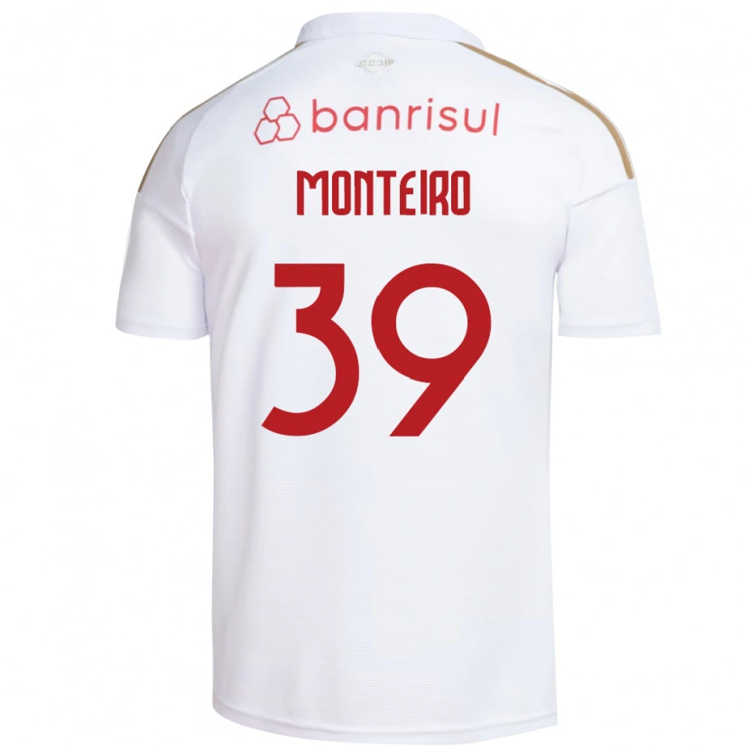 Danxen Kinderen Letícia Monteiro #39 Wit Rood Uitshirt Uittenue 2026/27 T-Shirt België