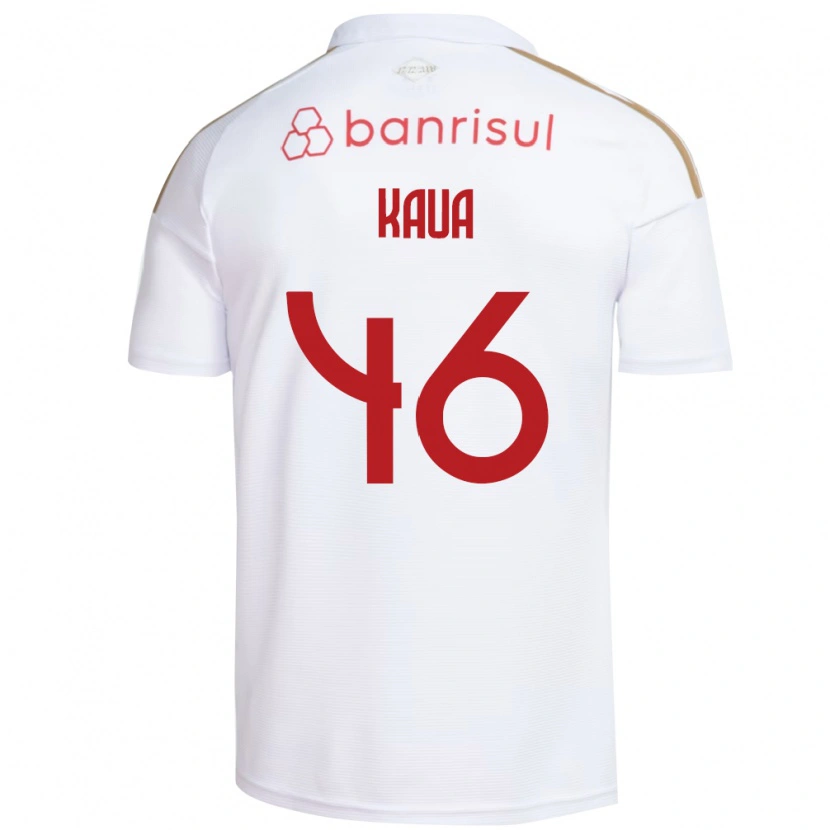 Danxen Kinderen Pedro Kauã #46 Wit Rood Uitshirt Uittenue 2026/27 T-Shirt België