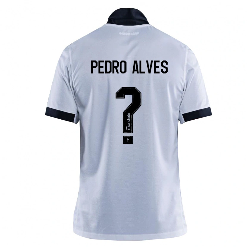 Danxen Kinderen Pedro Alves #0 Zwart Wit Uitshirt Uittenue 2026/27 T-Shirt België