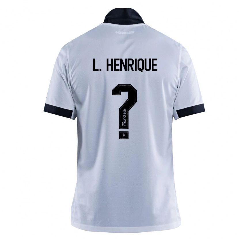Danxen Kinderen Luiz Peu #0 Zwart Wit Uitshirt Uittenue 2026/27 T-Shirt België