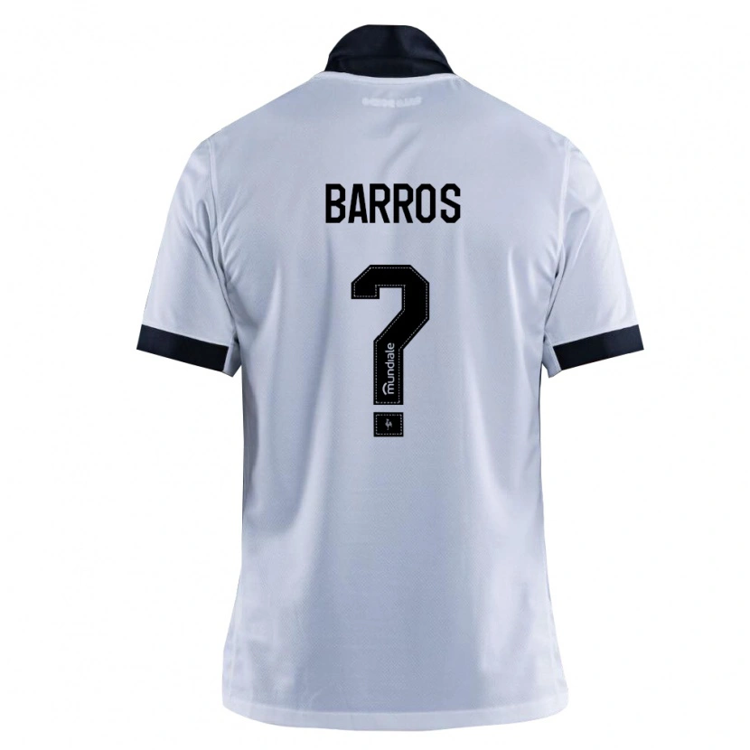 Danxen Kinderen João Barros #0 Zwart Wit Uitshirt Uittenue 2026/27 T-Shirt België