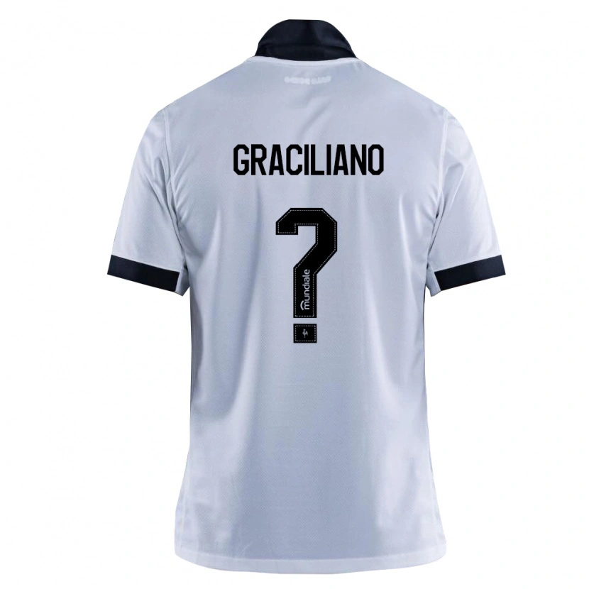 Danxen Kinderen Arthur Graciliano #0 Zwart Wit Uitshirt Uittenue 2026/27 T-Shirt België