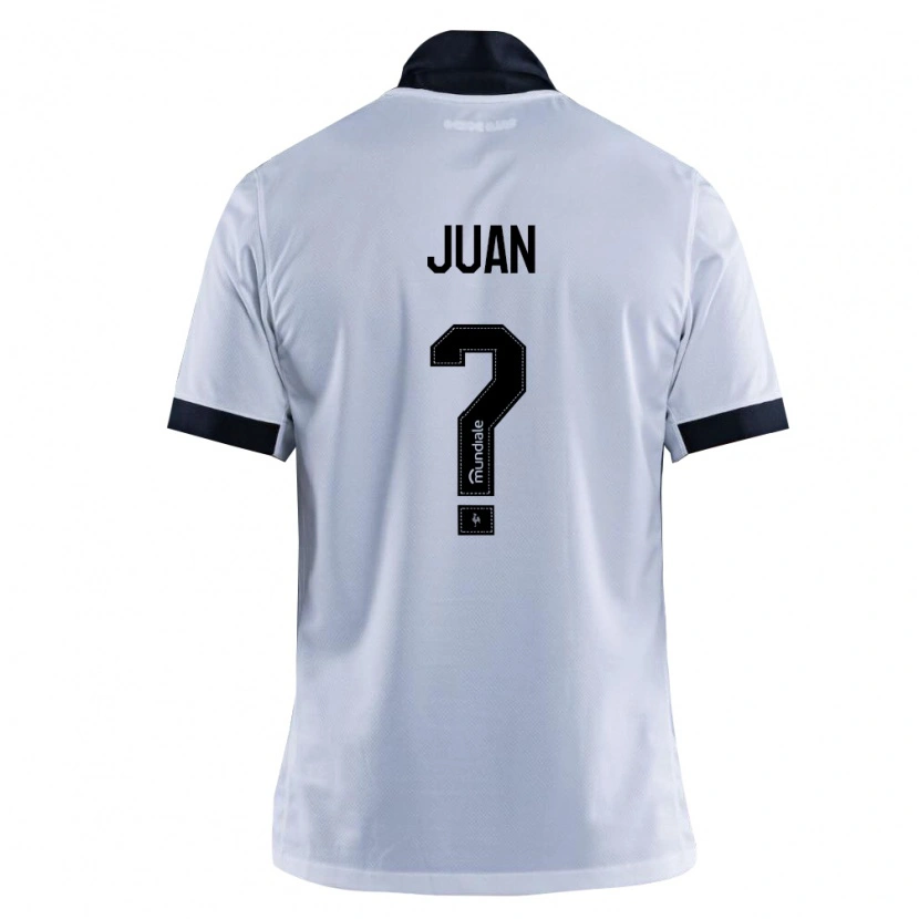 Danxen Kinderen Thiago Juan #0 Zwart Wit Uitshirt Uittenue 2026/27 T-Shirt België