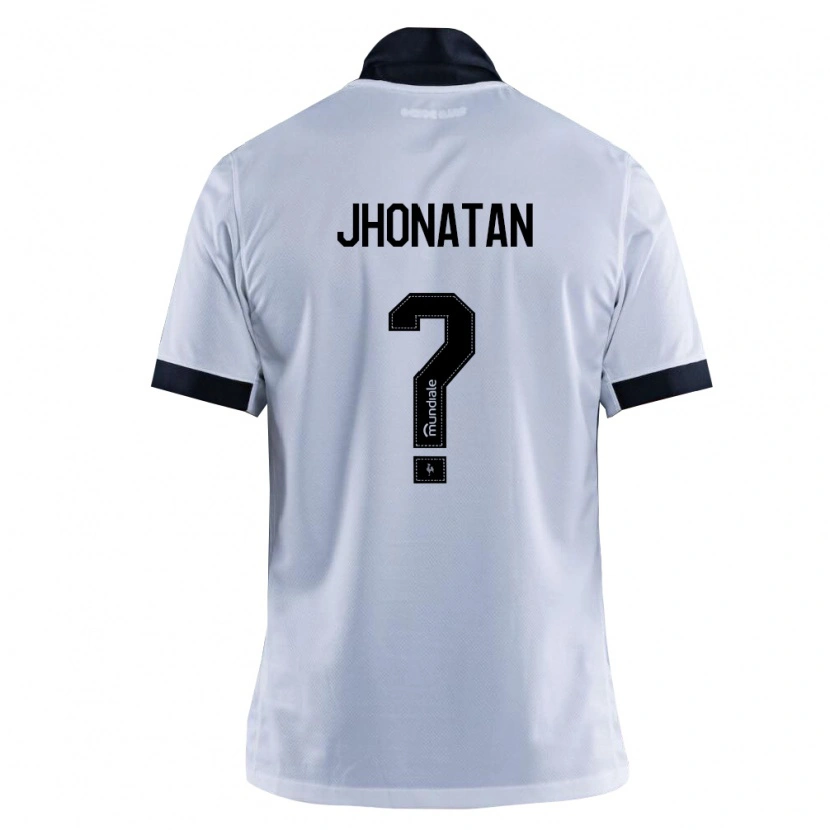 Danxen Kinderen Jhonatan #0 Zwart Wit Uitshirt Uittenue 2026/27 T-Shirt België
