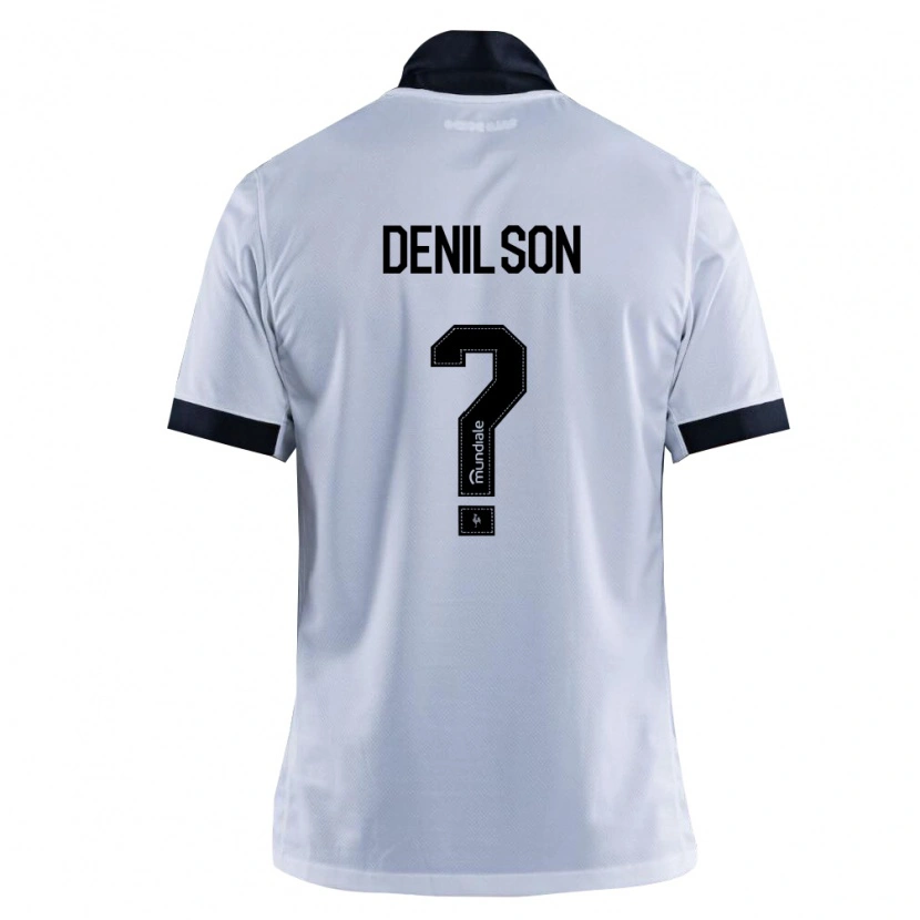 Danxen Kinderen Denilson #0 Zwart Wit Uitshirt Uittenue 2026/27 T-Shirt België