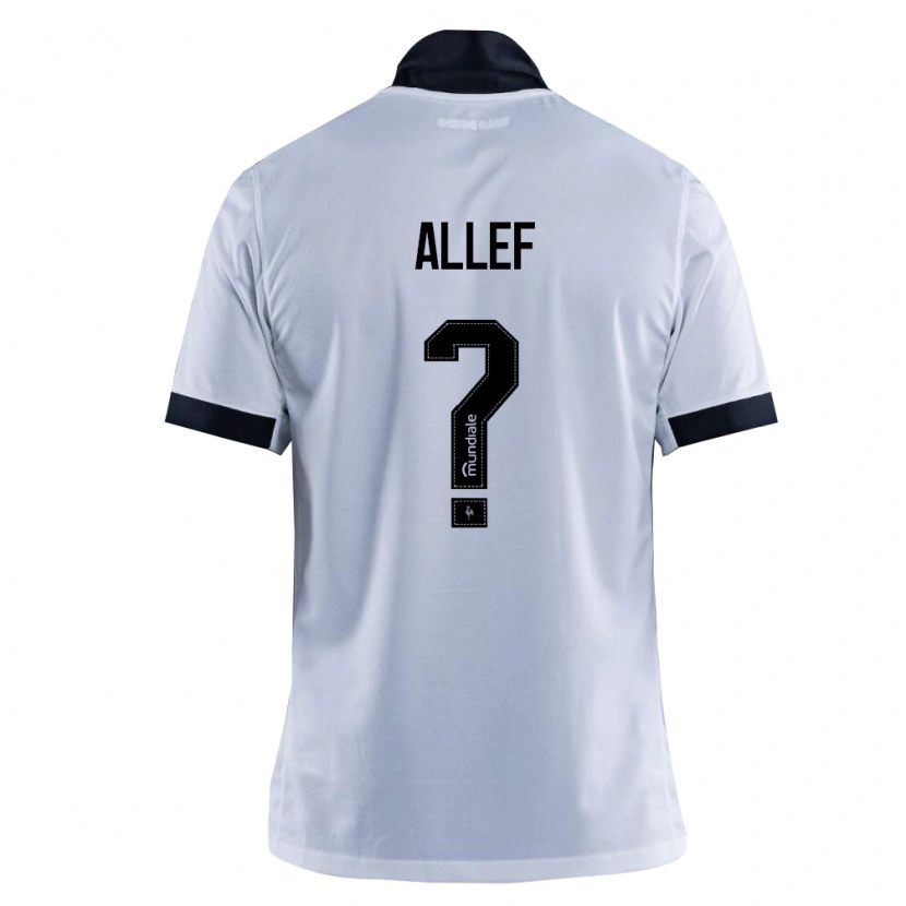 Danxen Kinderen Allef #0 Zwart Wit Uitshirt Uittenue 2026/27 T-Shirt België