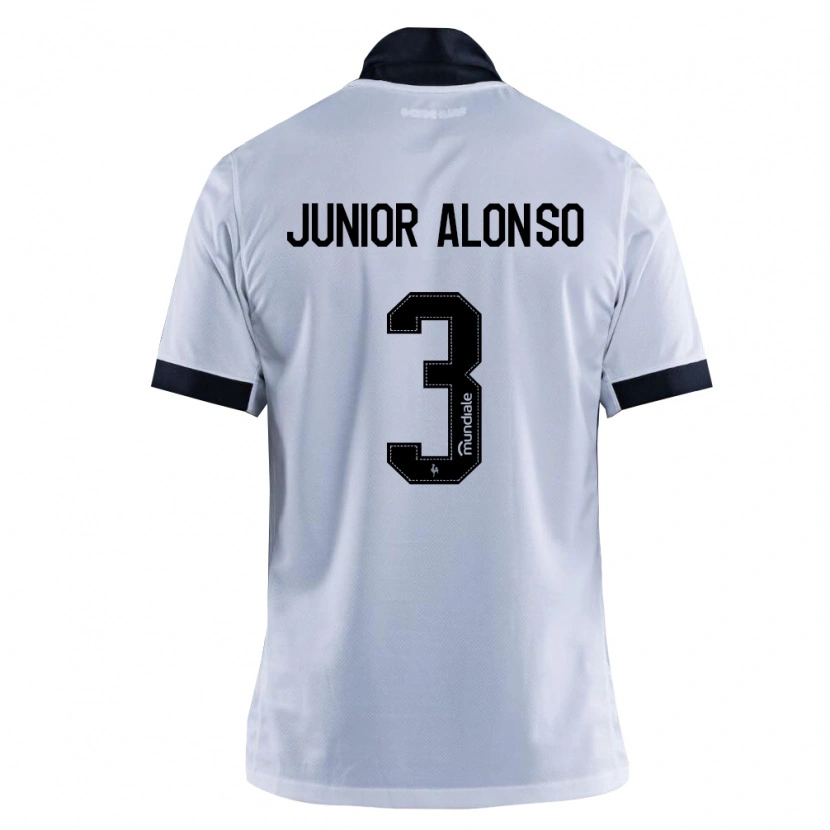 Danxen Kinderen Junior Alonso #3 Zwart Wit Uitshirt Uittenue 2026/27 T-Shirt België