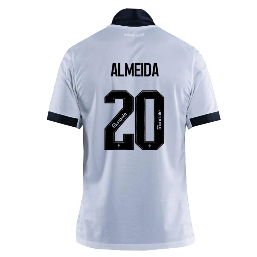 Danxen Kinderen Vinicius Almeida #20 Zwart Wit Uitshirt Uittenue 2026/27 T-Shirt België