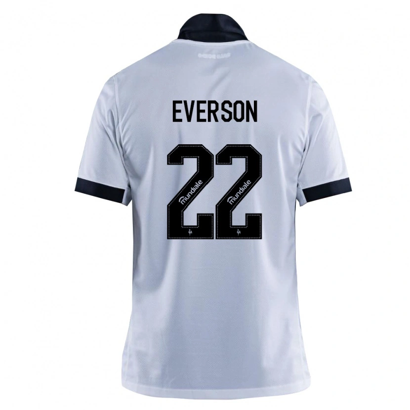 Danxen Kinderen Everson Felipe Marques Pires #22 Zwart Wit Uitshirt Uittenue 2026/27 T-Shirt België