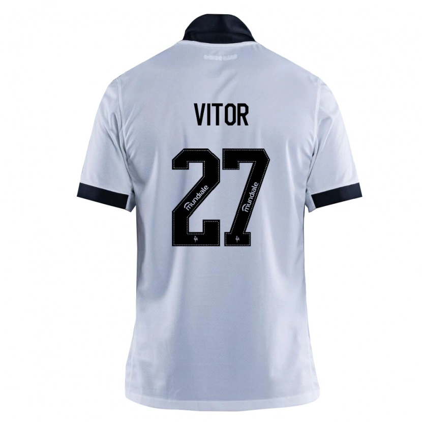 Danxen Kinderen Paulo Vitor #27 Zwart Wit Uitshirt Uittenue 2026/27 T-Shirt België