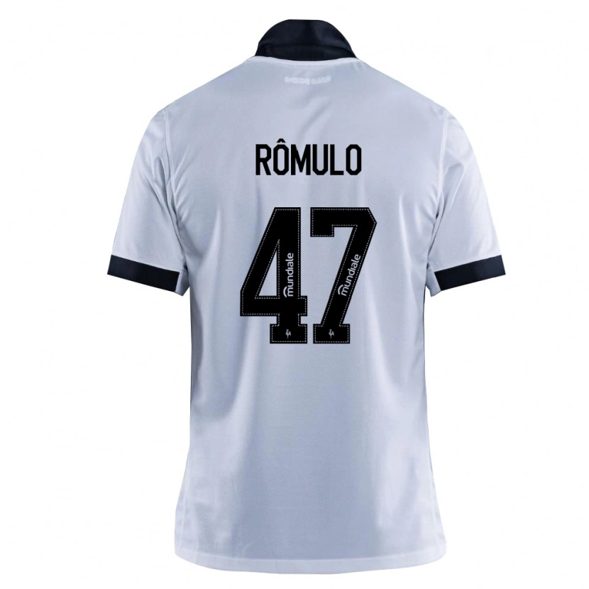 Danxen Kinderen Rômulo Helberte Pereira Júnior #47 Zwart Wit Uitshirt Uittenue 2026/27 T-Shirt België