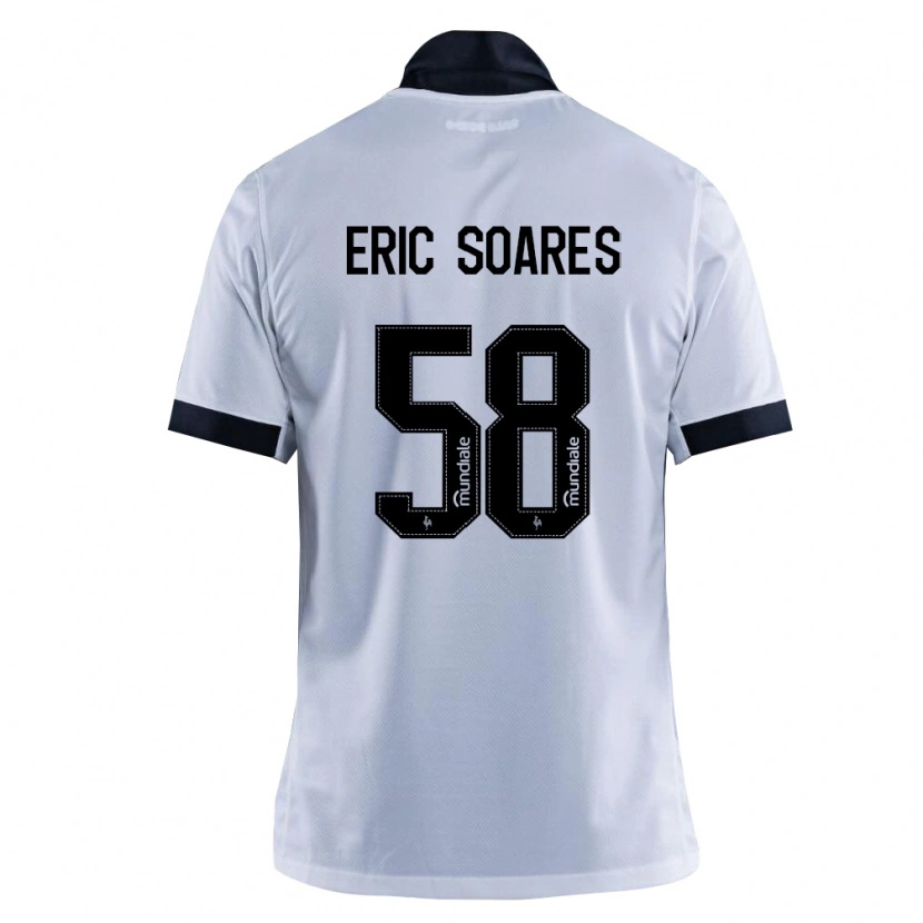 Danxen Kinderen Eric Soares #58 Zwart Wit Uitshirt Uittenue 2026/27 T-Shirt België