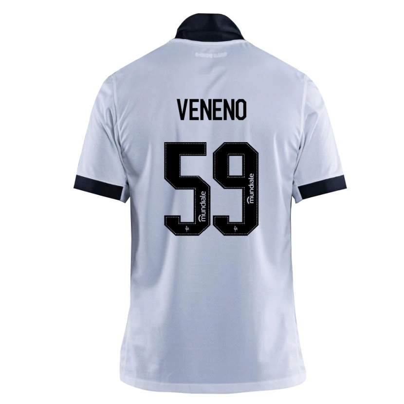 Danxen Kinderen Gabriel Veneno #59 Zwart Wit Uitshirt Uittenue 2026/27 T-Shirt België