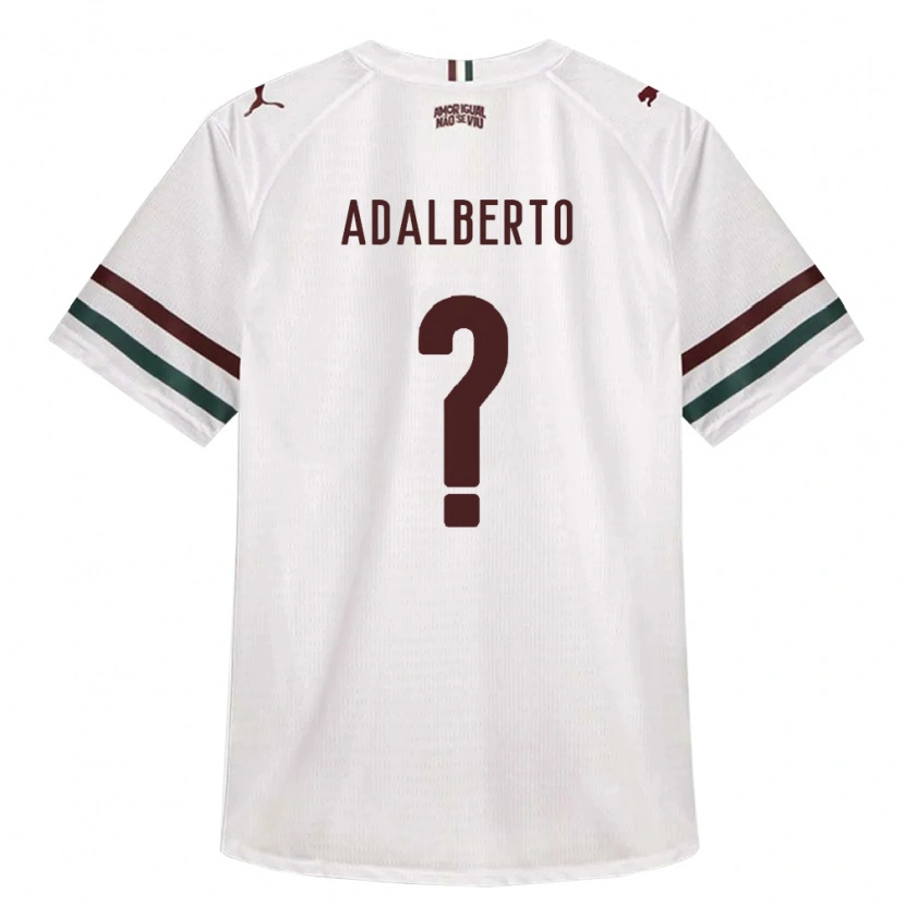 Danxen Kinderen Adalberto Junior De Jesus Justino #0 Wit Groen Bordeaux Rood Uitshirt Uittenue 2026/27 T-Shirt België