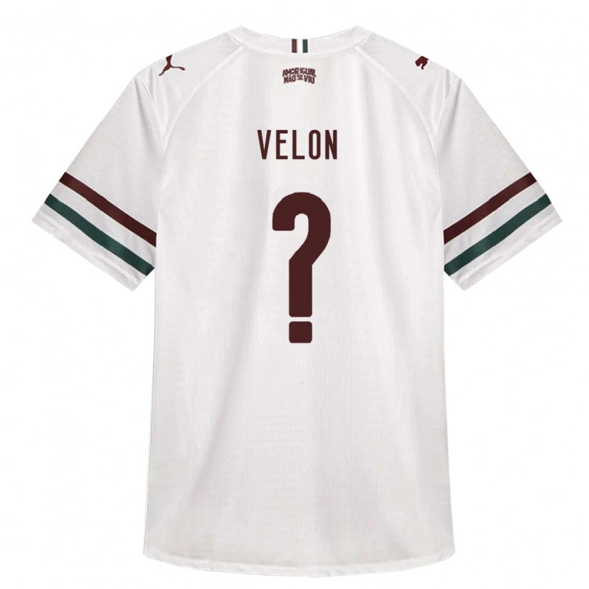 Danxen Kinderen Kauã Velon #0 Wit Groen Bordeaux Rood Uitshirt Uittenue 2026/27 T-Shirt België