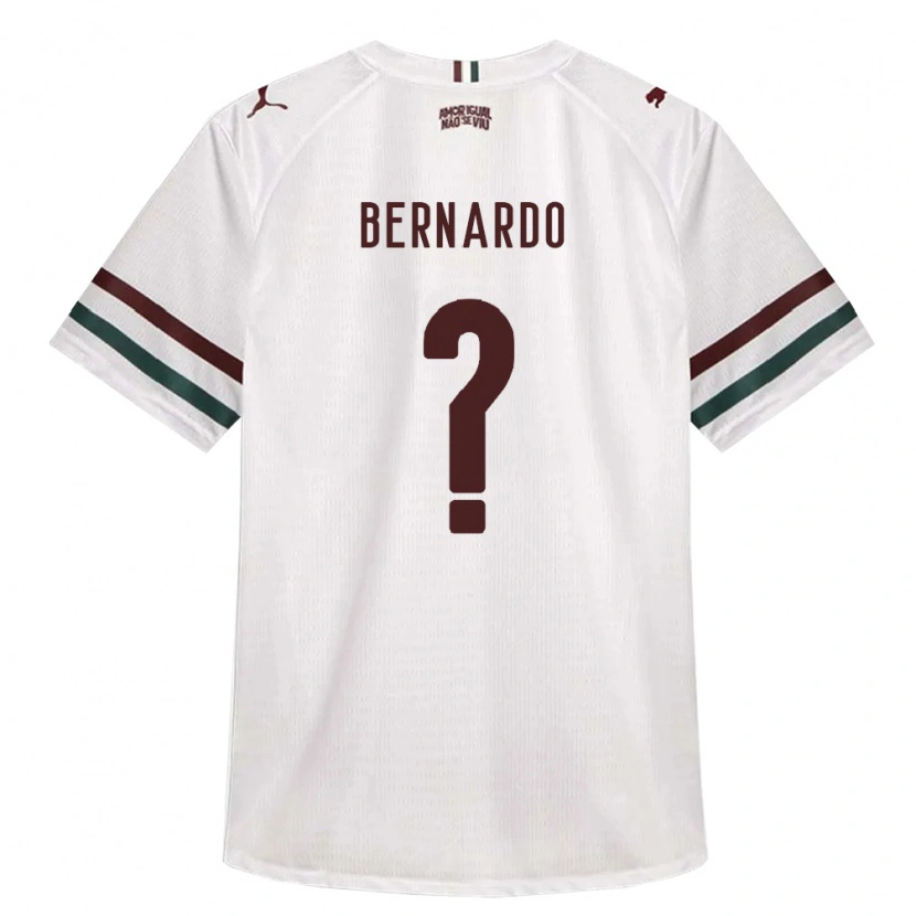 Danxen Kinderen Bernardo André Goulart Gil Alcantara #0 Wit Groen Bordeaux Rood Uitshirt Uittenue 2026/27 T-Shirt België