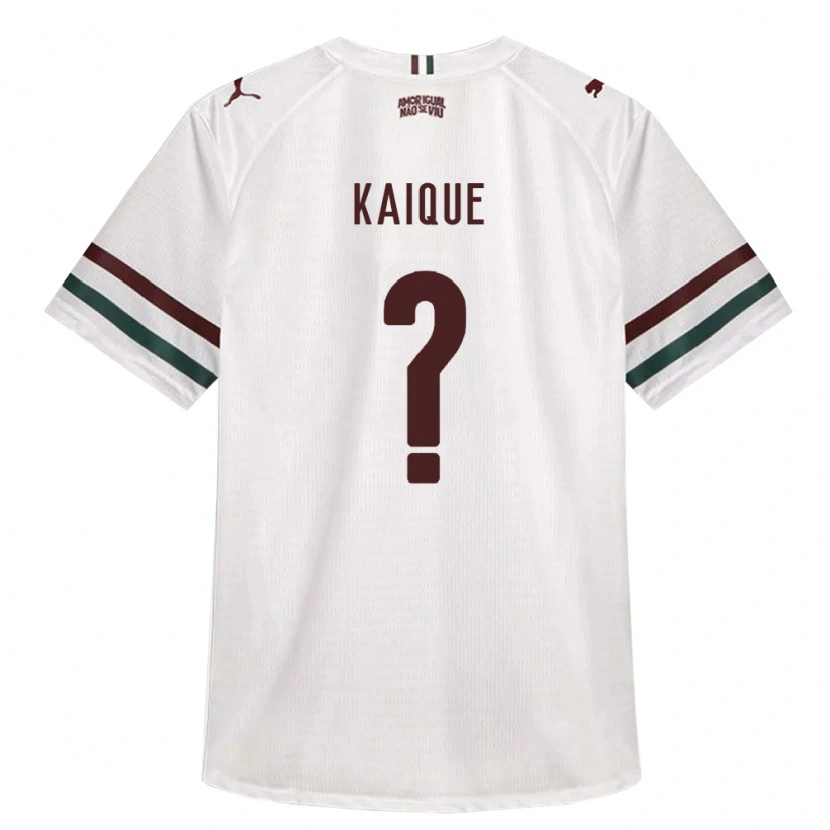 Danxen Kinderen Kaique Souza Pereira #0 Wit Groen Bordeaux Rood Uitshirt Uittenue 2026/27 T-Shirt België