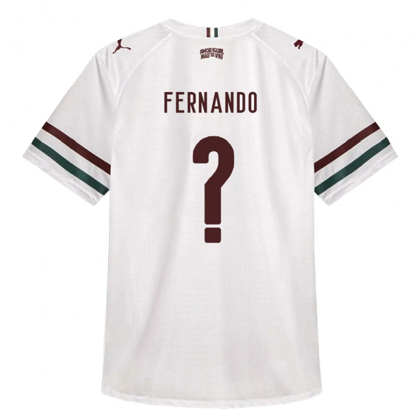Danxen Kinderen Luis Fernando #0 Wit Groen Bordeaux Rood Uitshirt Uittenue 2026/27 T-Shirt België