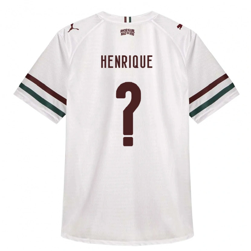 Danxen Kinderen Henrique #0 Wit Groen Bordeaux Rood Uitshirt Uittenue 2026/27 T-Shirt België