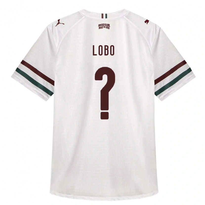 Danxen Kinderen Gustavo Lobo #0 Wit Groen Bordeaux Rood Uitshirt Uittenue 2026/27 T-Shirt België