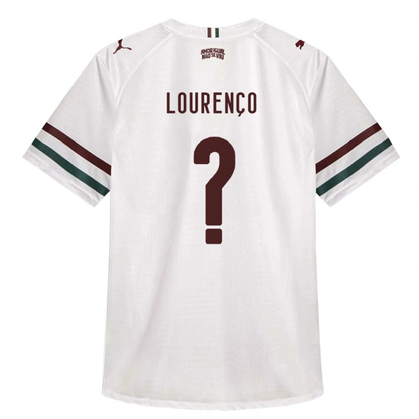 Danxen Kinderen João Lourenço #0 Wit Groen Bordeaux Rood Uitshirt Uittenue 2026/27 T-Shirt België