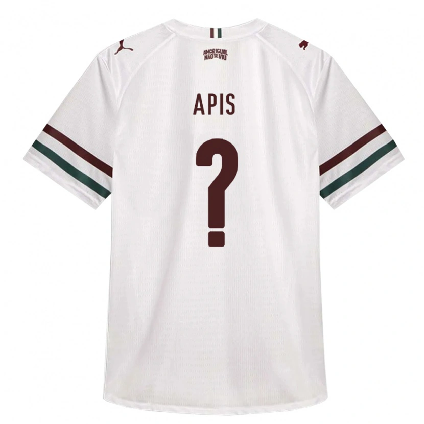 Danxen Kinderen Gustavo Apis #0 Wit Groen Bordeaux Rood Uitshirt Uittenue 2026/27 T-Shirt België