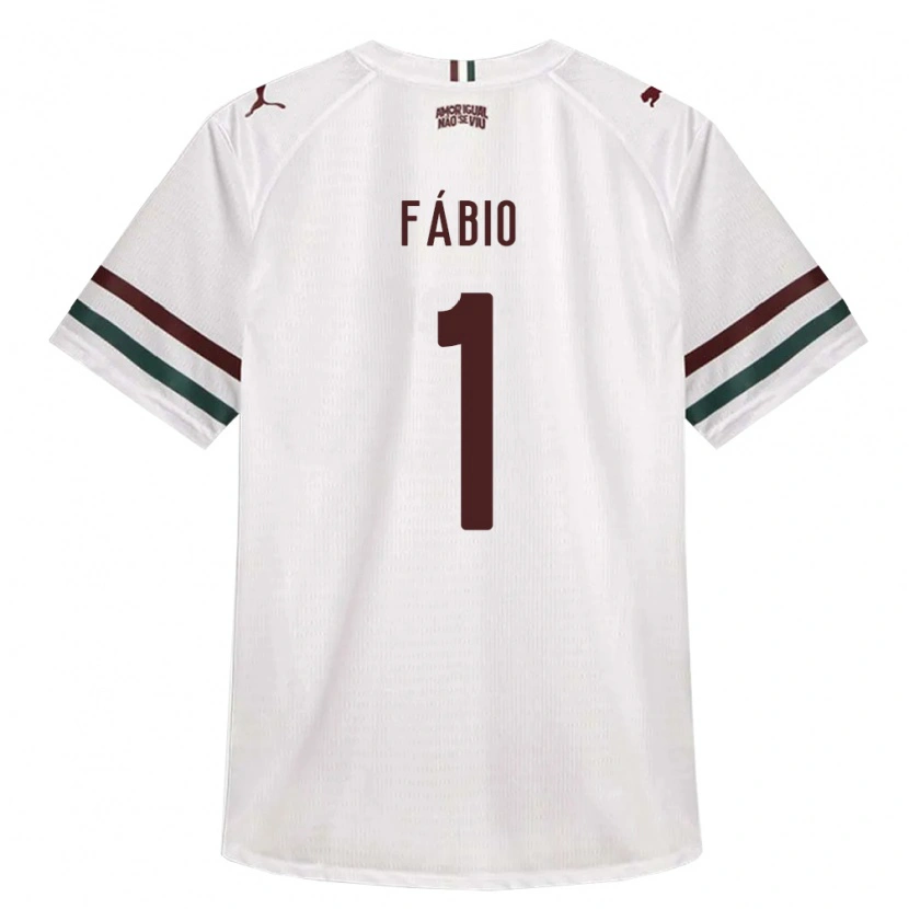 Danxen Kinderen Fábio Deivson Lopes Maciel #1 Wit Groen Bordeaux Rood Uitshirt Uittenue 2026/27 T-Shirt België