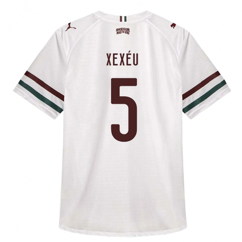 Danxen Kinderen Xexéu #5 Wit Groen Bordeaux Rood Uitshirt Uittenue 2026/27 T-Shirt België