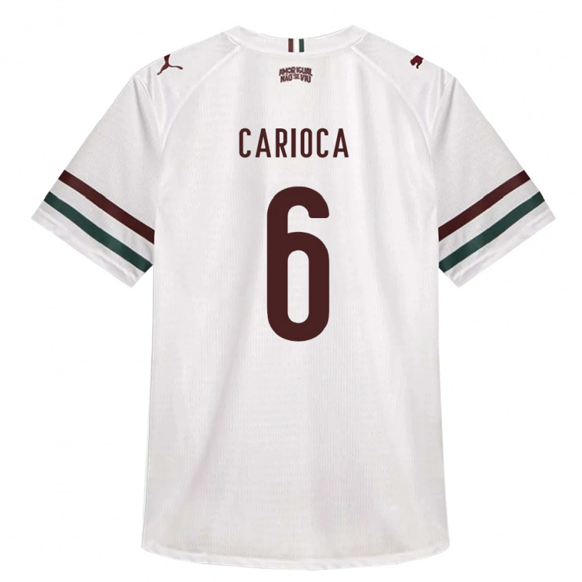 Danxen Kinderen Gabriel Carioca #6 Wit Groen Bordeaux Rood Uitshirt Uittenue 2026/27 T-Shirt België