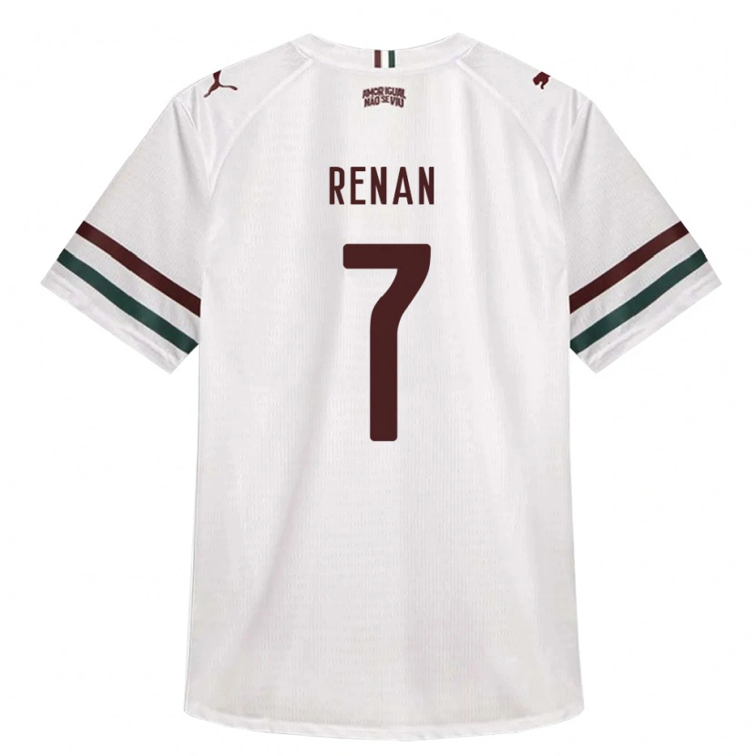 Danxen Kinderen Gabriel Renan #7 Wit Groen Bordeaux Rood Uitshirt Uittenue 2026/27 T-Shirt België