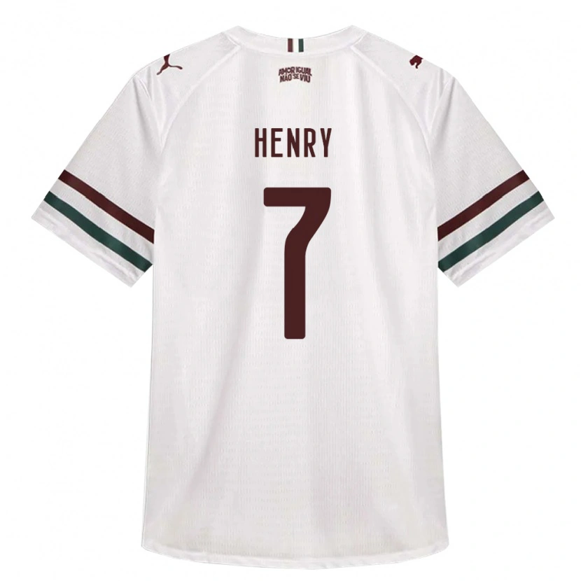 Danxen Kinderen Paul Henry #7 Wit Groen Bordeaux Rood Uitshirt Uittenue 2026/27 T-Shirt België