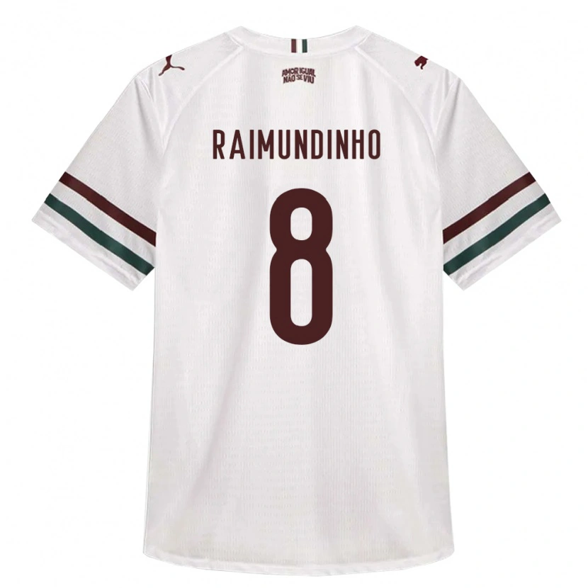 Danxen Kinderen Raimundinho #8 Wit Groen Bordeaux Rood Uitshirt Uittenue 2026/27 T-Shirt België