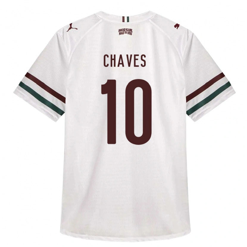 Danxen Kinderen Carol Chaves #10 Wit Groen Bordeaux Rood Uitshirt Uittenue 2026/27 T-Shirt België