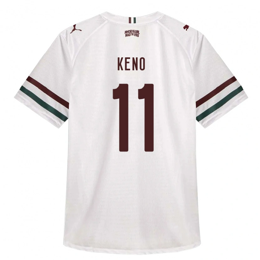 Danxen Kinderen Keno #11 Wit Groen Bordeaux Rood Uitshirt Uittenue 2026/27 T-Shirt België