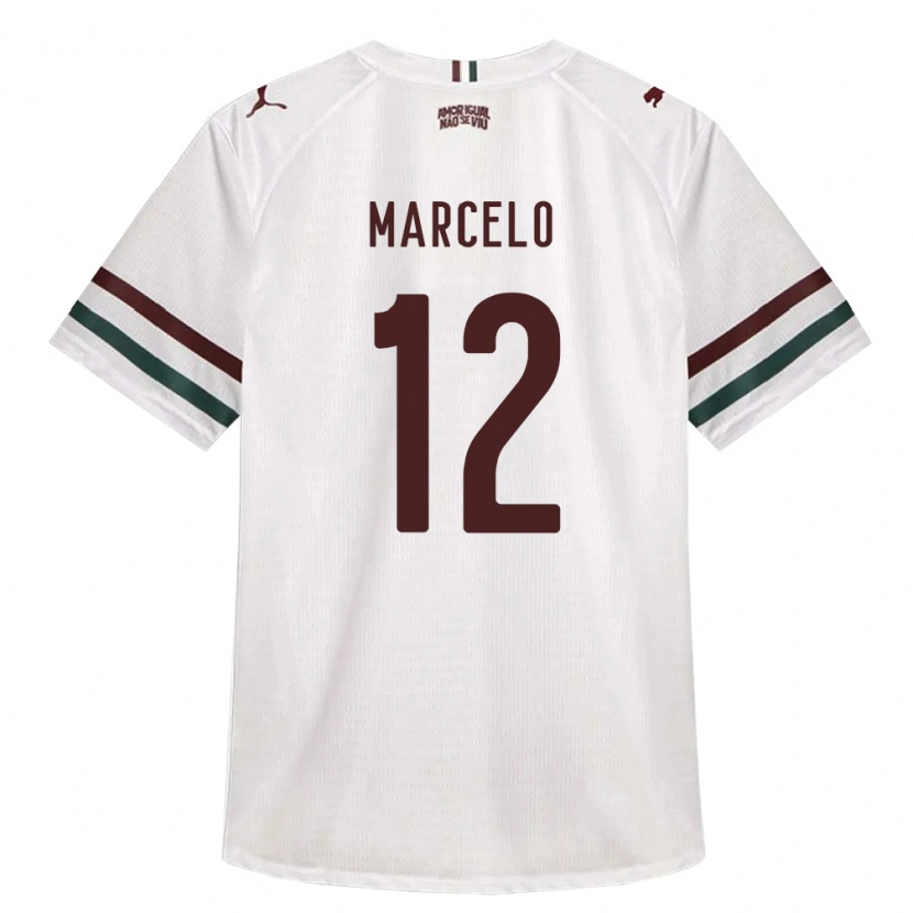 Danxen Kinderen Marcelo #12 Wit Groen Bordeaux Rood Uitshirt Uittenue 2026/27 T-Shirt België