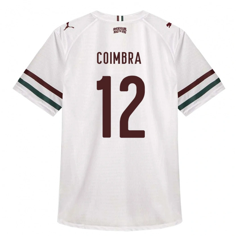 Danxen Kinderen Amanda Coimbra #12 Wit Groen Bordeaux Rood Uitshirt Uittenue 2026/27 T-Shirt België