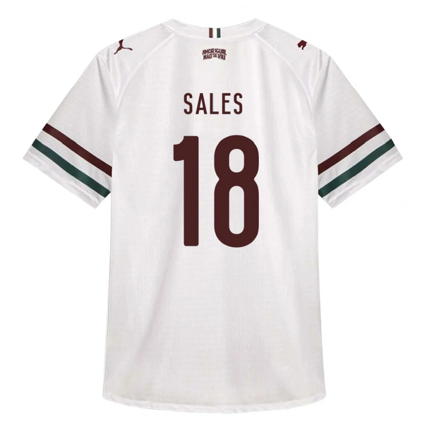 Danxen Kinderen Ruan Sales #18 Wit Groen Bordeaux Rood Uitshirt Uittenue 2026/27 T-Shirt België