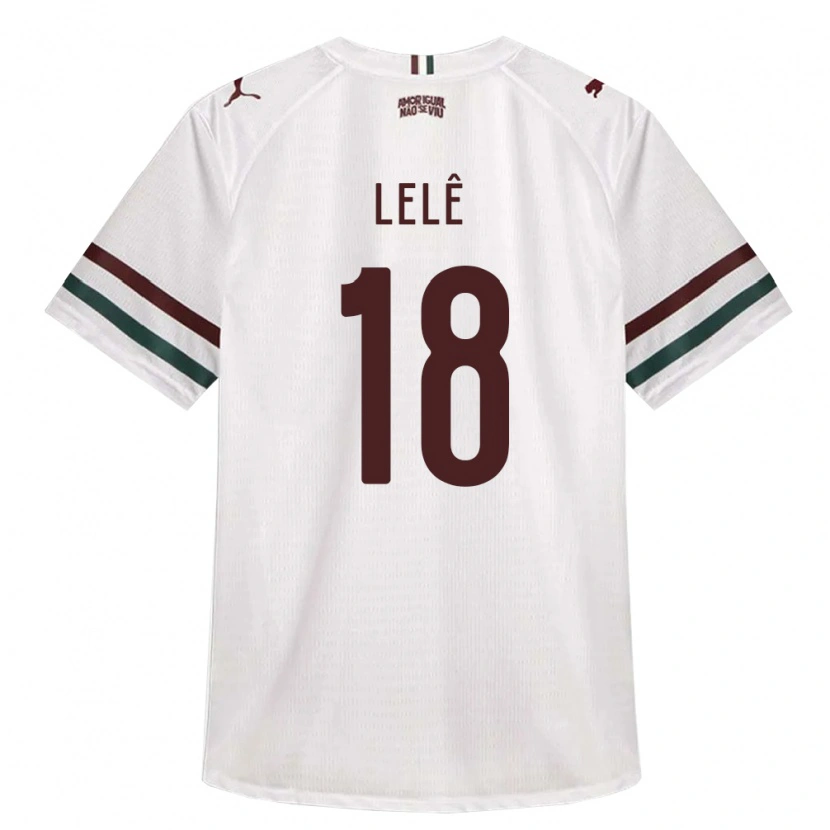 Danxen Kinderen Lelê #18 Wit Groen Bordeaux Rood Uitshirt Uittenue 2026/27 T-Shirt België