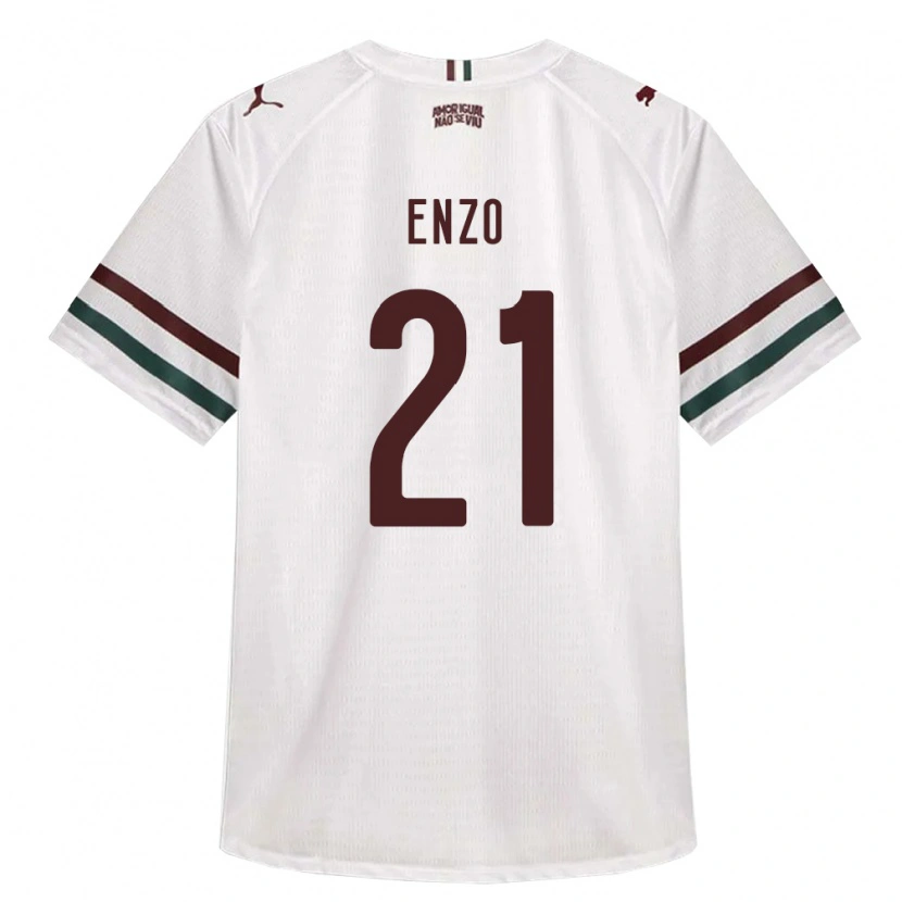 Danxen Kinderen Enzo Munerato Sene #21 Wit Groen Bordeaux Rood Uitshirt Uittenue 2026/27 T-Shirt België